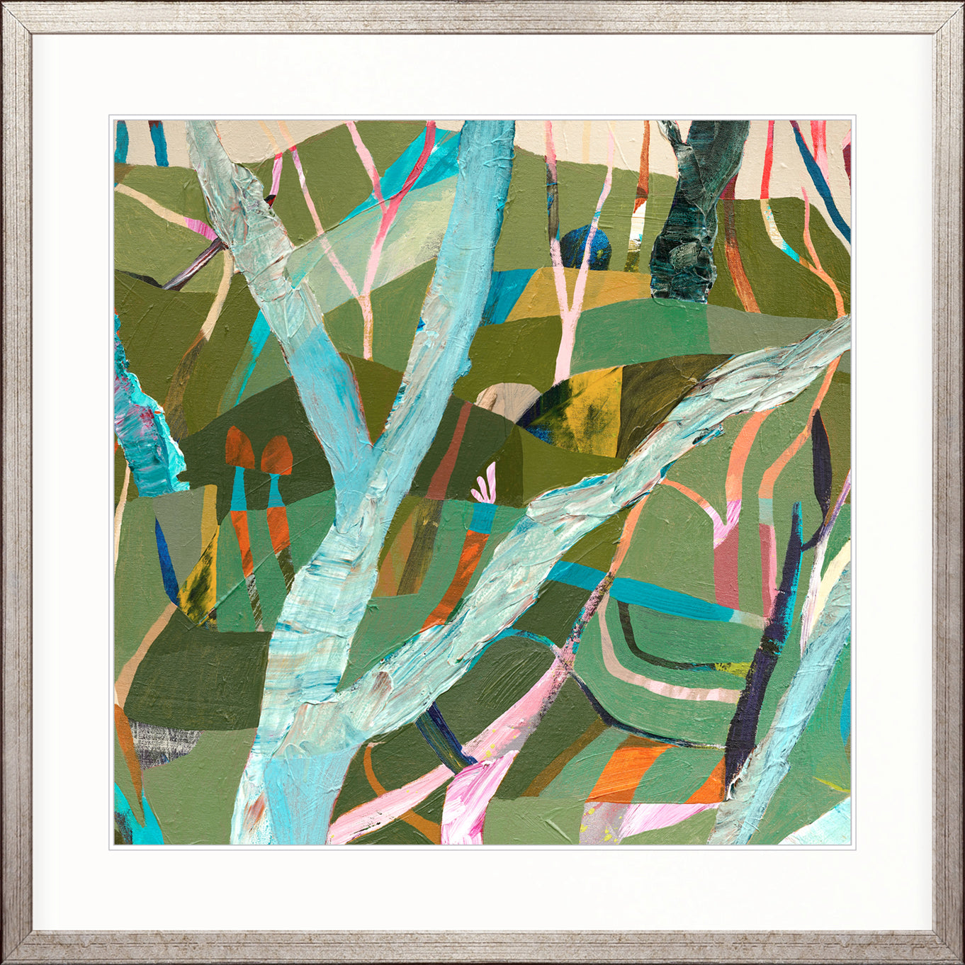Stringybark Abstract IX X-Large (1000mm W x 1400mm H) / Clear Acrylic