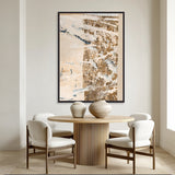 Suna Divide Abstract III (Canvas) Large (903mm W x 1109mm H)