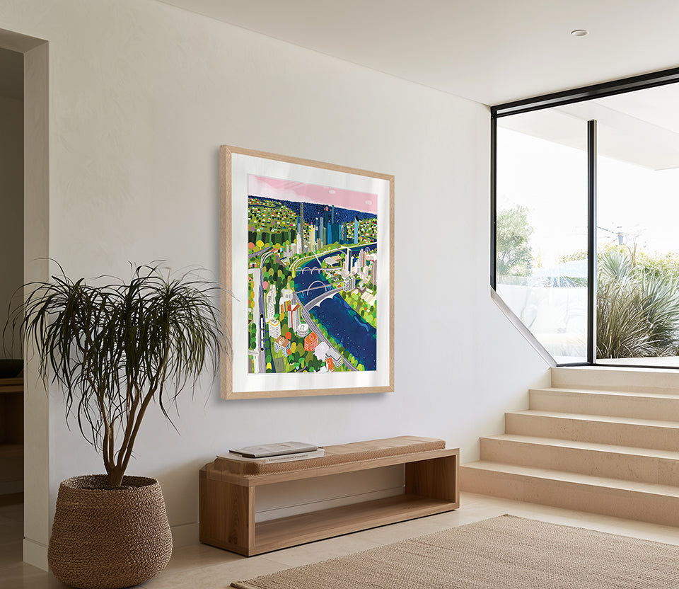 Brisbane X-Large (1015mm W x 1015mm H) / Clear Acrylic
