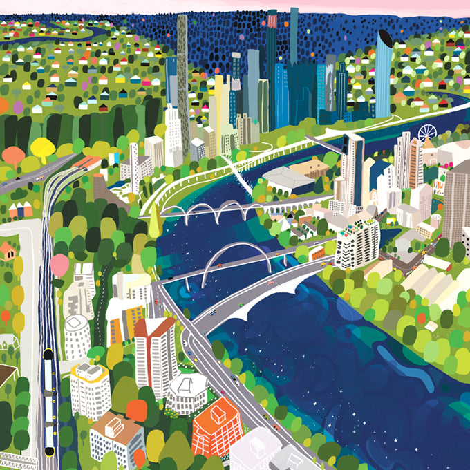 Brisbane X-Large (1015mm W x 1015mm H) / Clear Acrylic