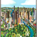 Melbourne (Canvas) Large (903mm W x 1109mm H)