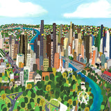 Melbourne (Canvas) Large (903mm W x 1109mm H)