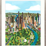 Melbourne X-Large (1015mm W x 1015mm H) / Clear Acrylic