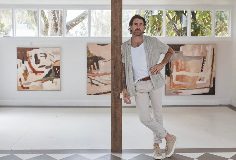 Stephen Skinner in his gallery