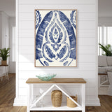 Taj Silhouette II (Canvas) Large (903mm W x 1109mm H)