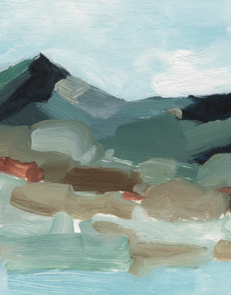 Painterly Landscape III (Canvas)