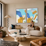 Tempo Abstract II (Canvas) Large (903mm W x 1109mm H)