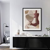 Thara Abstract II Small (465mm W x 560mm H) / Standard Clear Glass