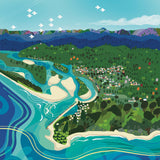 Headlands I X-Large (1000mm W x 1400mm H) / Clear Acrylic