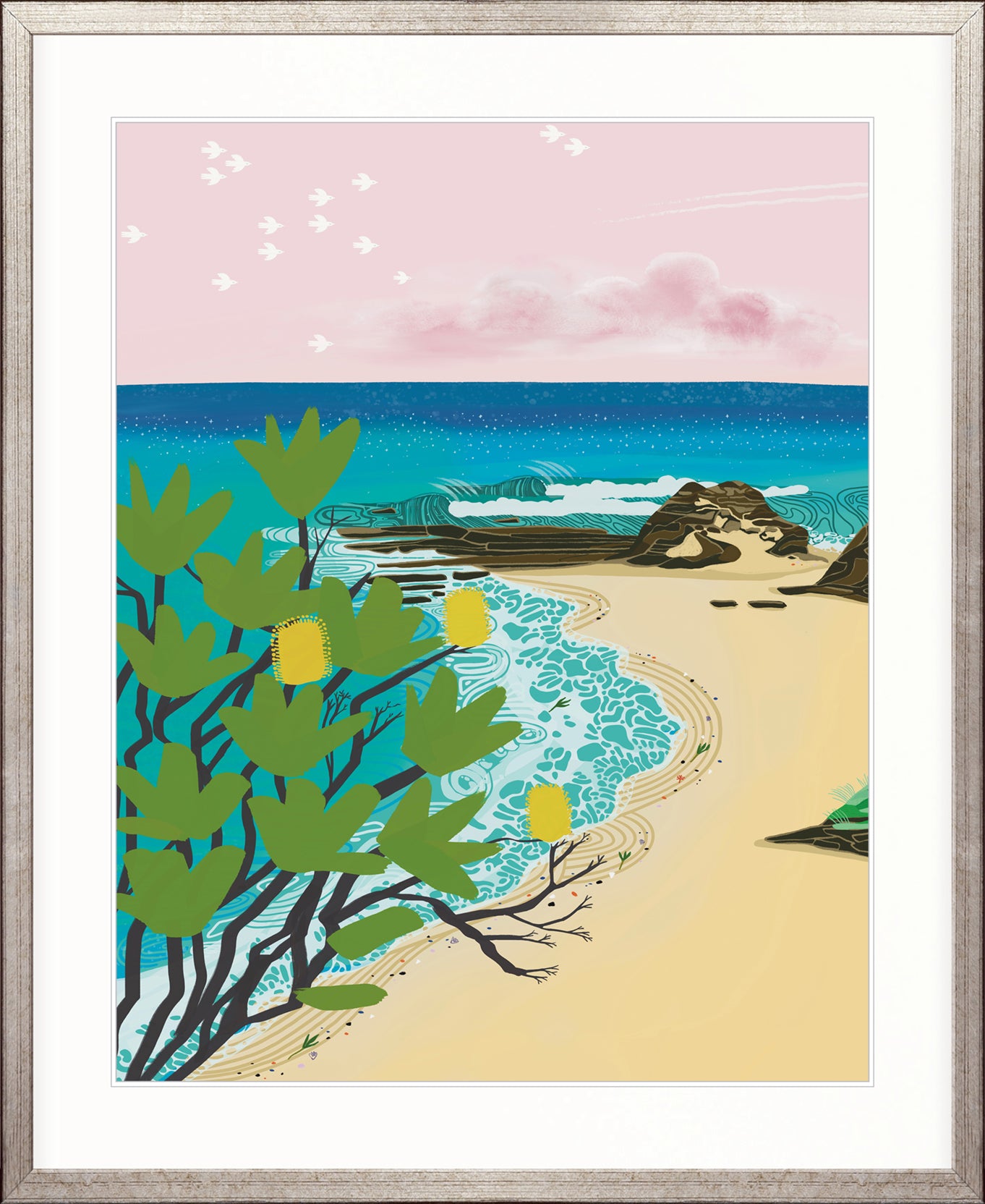 Headlands II X-Large (1400mm W x 1000mm H) / Clear Acrylic