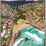 Tidal Towns II (Canvas) Large (903mm W x 1109mm H)