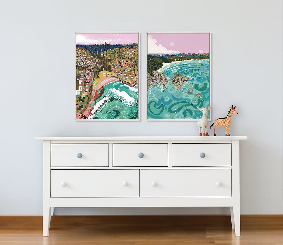 Tidal Towns II (Canvas)