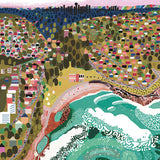 Tidal Towns II (Canvas) Large (903mm W x 1109mm H)