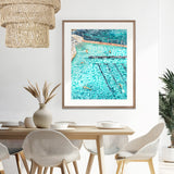 Tide Pools II Small (465mm W x 560mm H) / Standard Clear Glass