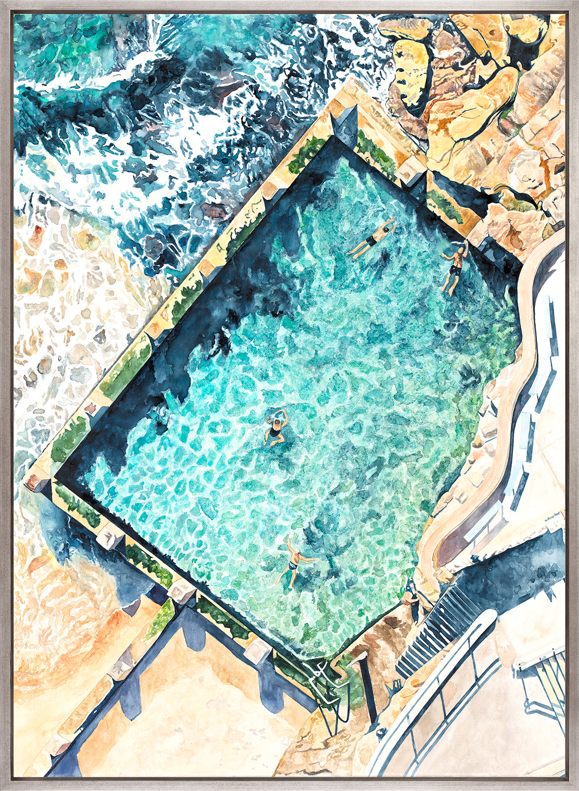 Tide Pools III (Canvas)
