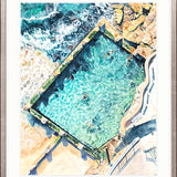 Tide Pools III Small (465mm W x 560mm H) / Standard Clear Glass