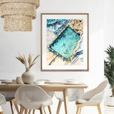 Tide Pools III Small (465mm W x 560mm H) / Standard Clear Glass
