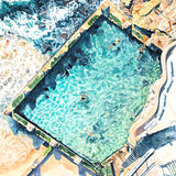 Tide Pools III Small (465mm W x 560mm H) / Standard Clear Glass