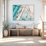 Tide Pools IX (Canvas) Large (1109mm W x 903mm H)