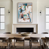 Kaleidoscope I (Canvas) Large (903mm W x 1109mm H)