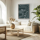 Linear Pathways IV (Canvas) Large (903mm W x 1109mm H)