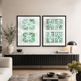 Valmont Gardens VI X-Large (1000mm W x 1400mm H) / Clear Acrylic