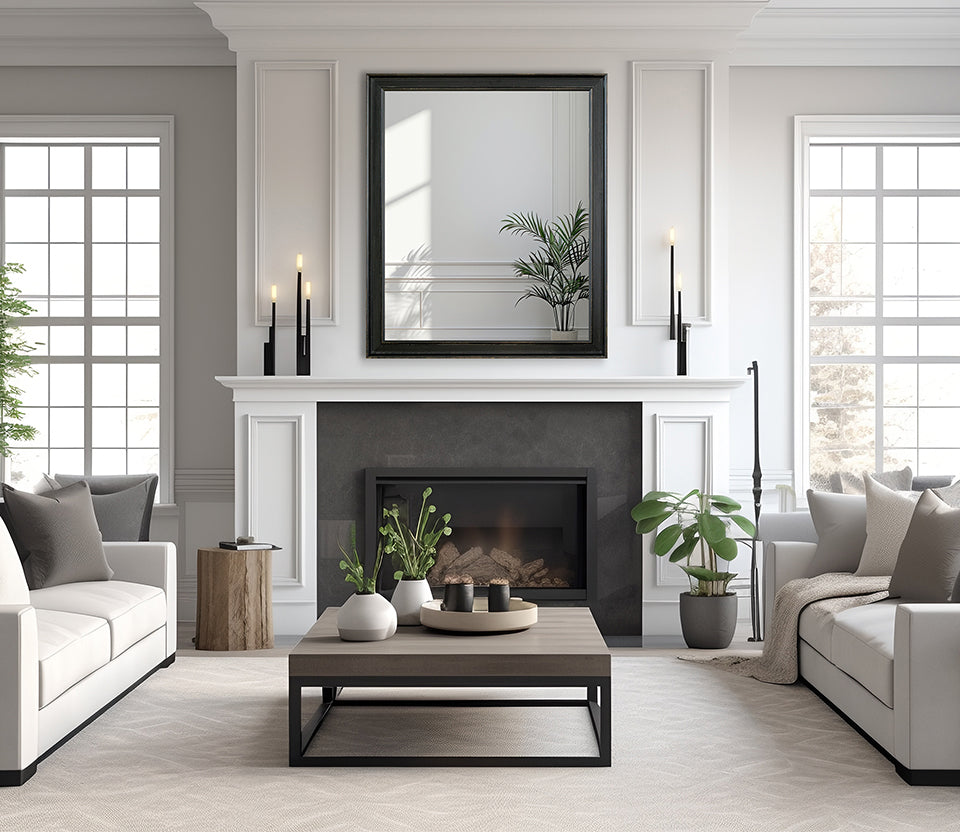 Veneto Mirror Black