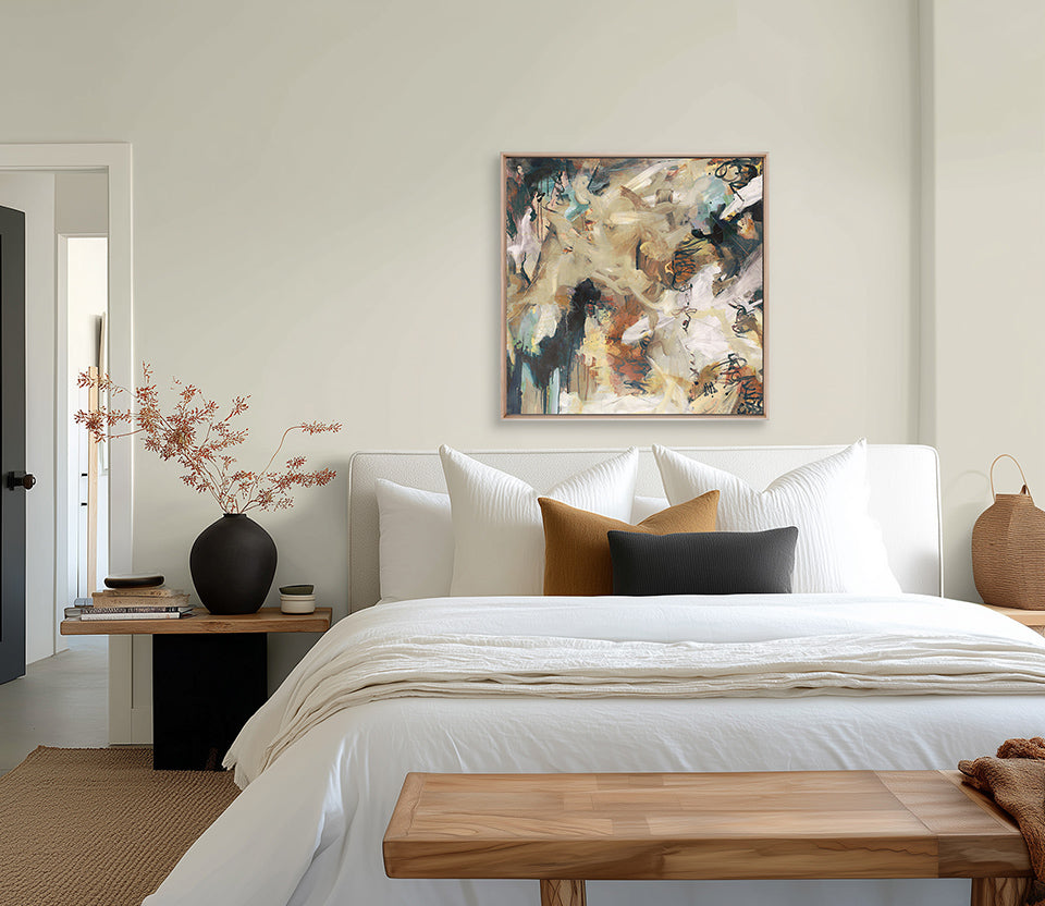 Wanderlust Abstract V (Canvas) Large (860mm W x 860mm H)