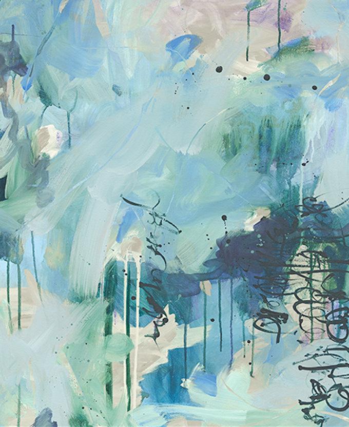Wanderlust Abstract VI (Canvas) Large (860mm W x 860mm H)