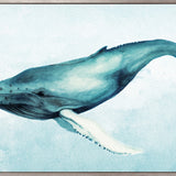 Whale Tales II (Canvas) Large (1109mm W x 903mm H)