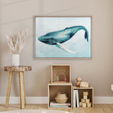 Whale Tales II (Canvas) Large (1109mm W x 903mm H)