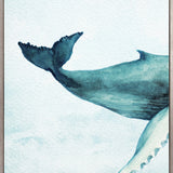 Whale Tales IX (Canvas) Large (903mm W x 1109mm H)