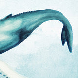 Whale Tales XII (Canvas) Large (903mm W x 1109mm H)