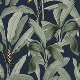 Bellevardi Foliage Wallpaper Midnight / Paste the Wall | Non-Woven Matte / Sample