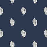 Careel Conch Wallpaper Indigo / Paste the Wall | Non-Woven Matte / Sample