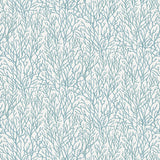 Delicate Coral Wallpaper Aqua / Paste the Wall | Non-Woven Matte / Sample