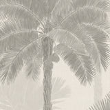 Kebaya Palm Wallpaper Linen / Paste the Wall | Non-Woven Matte / Sample