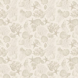 Ocean Breeze Wallpaper Beige / Paste the Wall | Non-Woven Matte / Sample