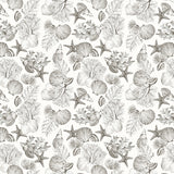 Ocean Breeze Wallpaper Charcoal / Paste the Wall | Non-Woven Matte / Sample