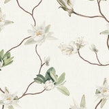 Phillipson Floral Wallpaper Linen / Paste the Wall | Non-Woven Matte / Sample
