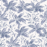 Palms Retreat Wallpaper Indigo / Paste the Wall | Non-Woven Matte / Sample