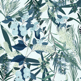 Royal Natives Wallpaper Azure / Paste the Wall | Non-Woven Matte / Sample