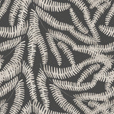 Weathered Fern Wallpaper Charcoal / Paste the Wall | Non-Woven Matte / Sample