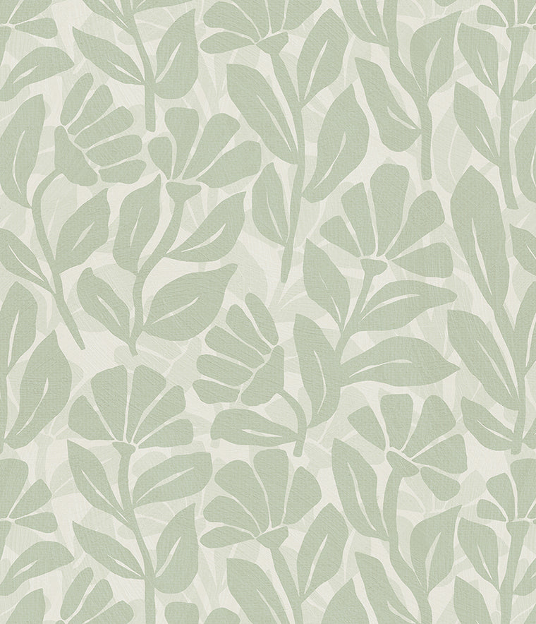 Woven Flora Wallpaper