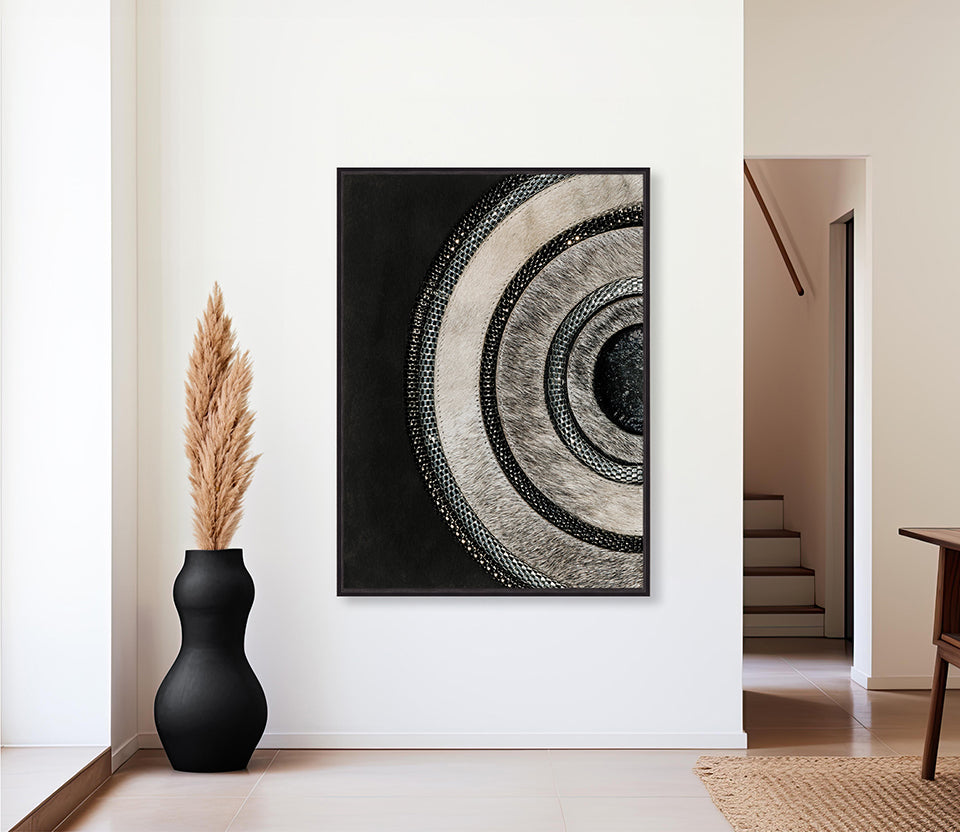 Concentric Circle Print I (Canvas)