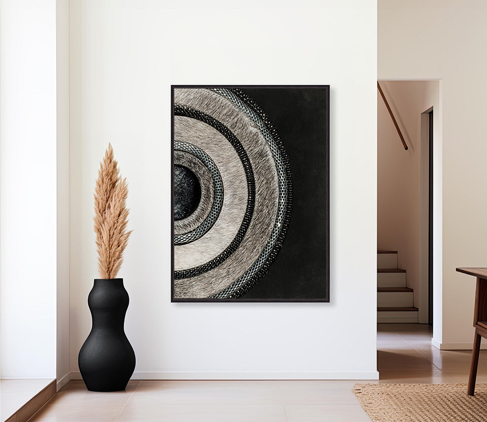 Concentric Circle Print II (Canvas)