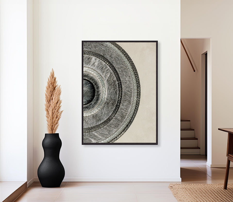 Concentric Circle Print IV (Canvas)