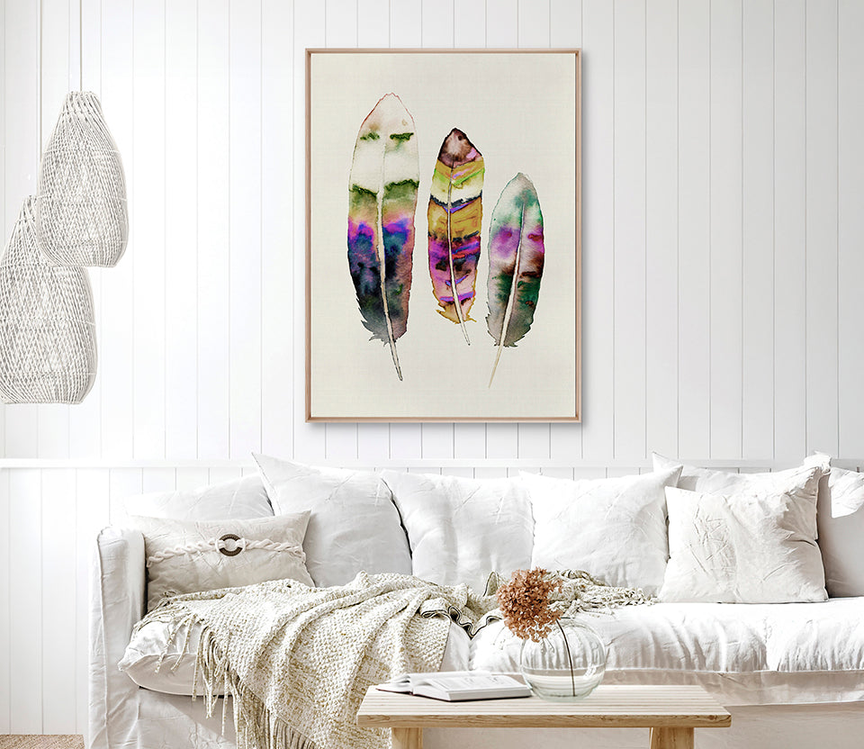Feather Delight I (Canvas)