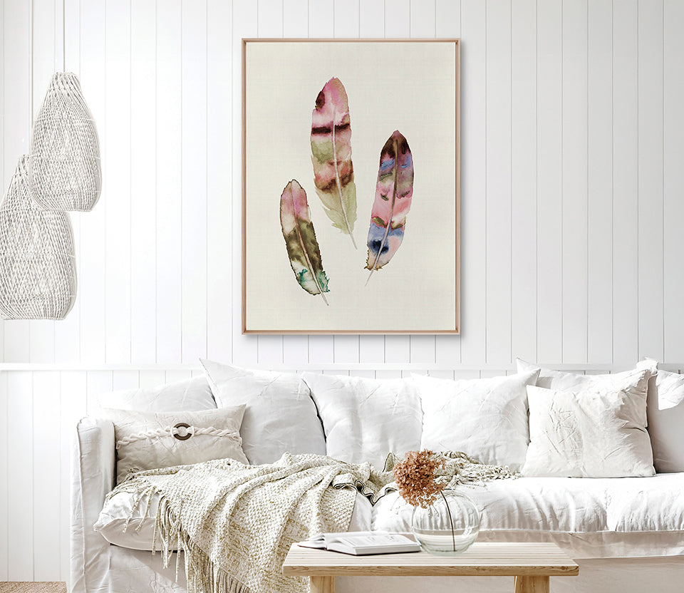 Feather Delight III (Canvas)