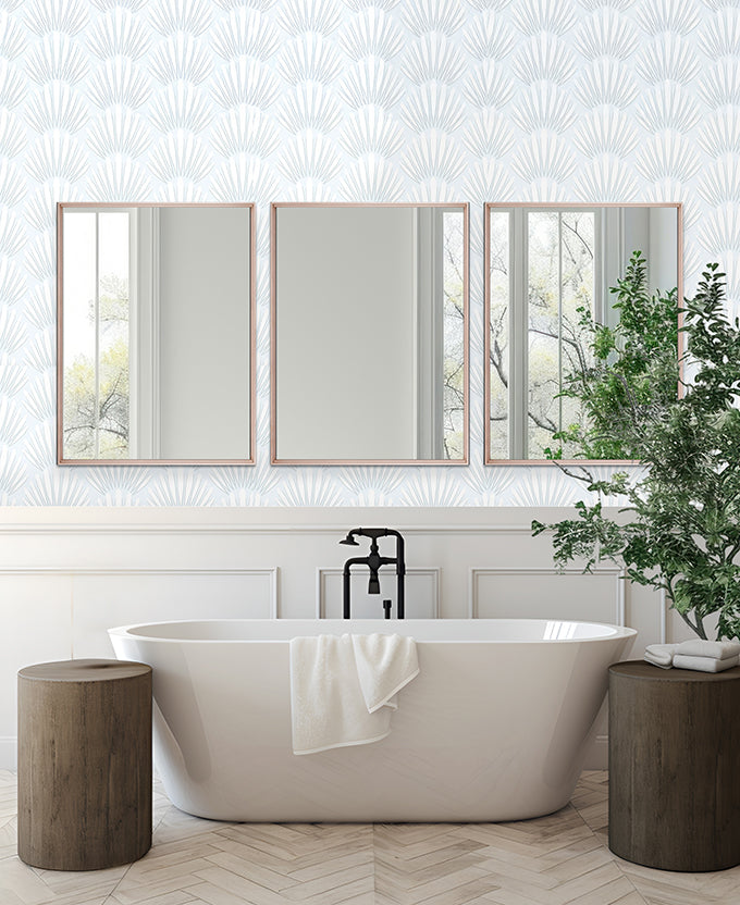 Ariel Mirror Woodland Natural